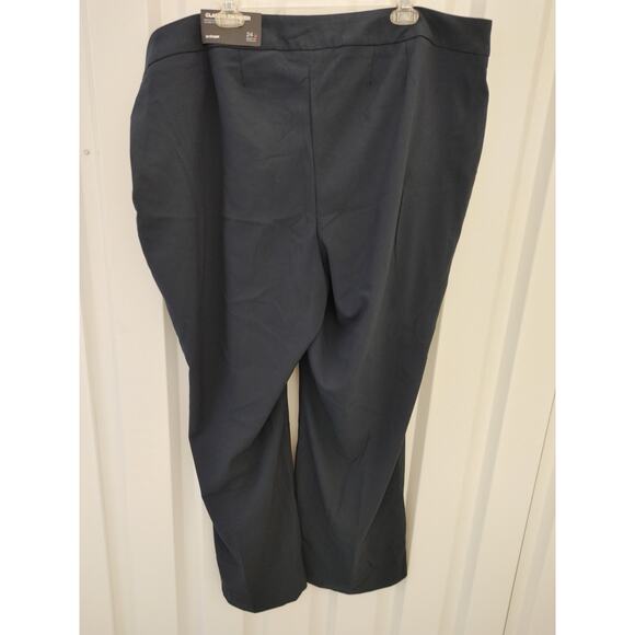 Lane Bryant  Classic Trouser Pants Navy blue Sz 24 NWT - Picture 3 of 5